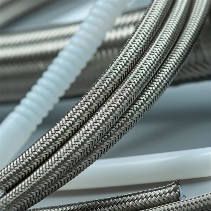 Stainless Steel Braided Convoluted Teflon Hose factory